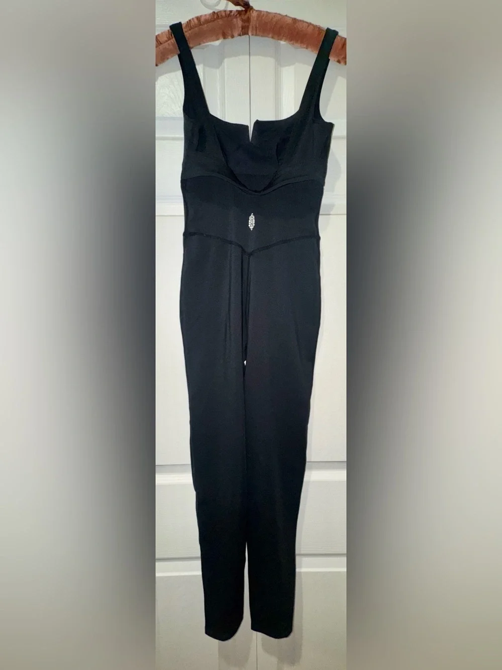 FP Movement Lose Control Onesie Black XS NWOT Athletic Jumpsuit